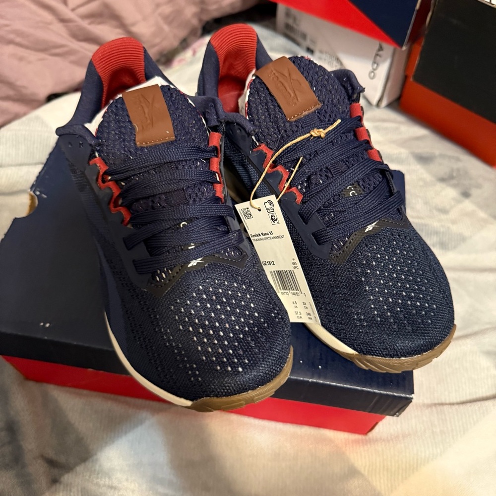 Reebok Nano X1 Shoes Women's 7 Blue Training Navy Seal Foundation Sneakers